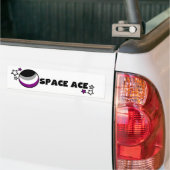 Ruimteaas - Asexualiteit Bumpersticker (Op Truck)