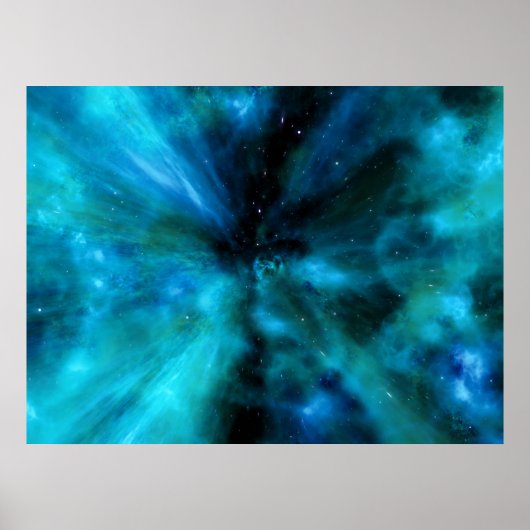RuimteAbstract universum Poster Cosmos (Voorkant)
