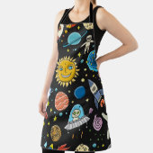 Ruimteachtergrond. Planten van het zonnestelsel. R Schort (Insitu)