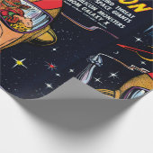 Ruimteactie #2  Sci Fi Comic Book Hoesje Cadeaupapier (Hoek)
