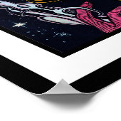 Ruimteactie #2  Sci Fi Comic Book Hoesje Poster (Hoek)