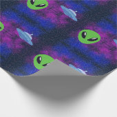 Ruimtealien Cadeaupapier (Hoek)
