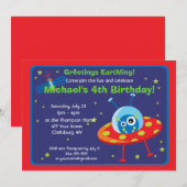 ruimteAlien Kaart (Voorkant / Achterkant)