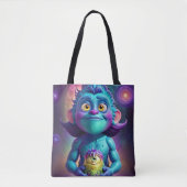 Ruimtealien & Vriend Tote Bag (Voorkant)
