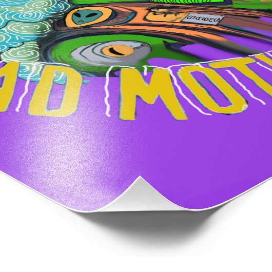 Ruimtealiens, slechte moeders en Pistolen! Poster (Hoek)