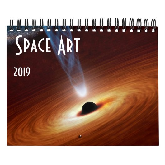 Ruimteart, uniek kalender 2019 (Hoes)