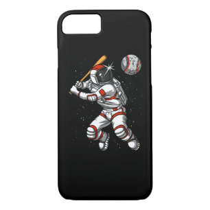 Ruimteasstronaut Baseball Player Cosmic Planet iPhone 8/7 Hoesje