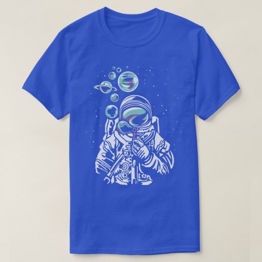 Ruimteastronaut planetaire systemen ruimteastronom t-shirt (Design voorkant)
