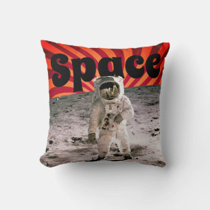 Ruimteastronaut spiraal  apollo 11 missie kussen