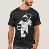  ruimteastronaut t-shirt (Voorkant)