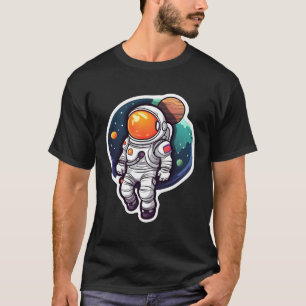 ruimteastronaut wetenschap astronomie reizen plane t-shirt