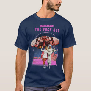 Ruimteastronauten grappige citaten t-shirt