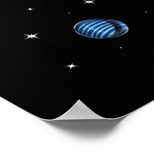 Ruimteastronautenprogrammeur Poster (Hoek)