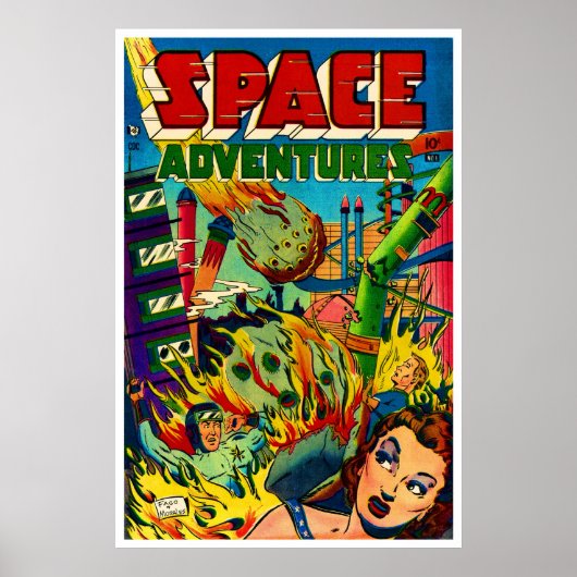 Ruimteavonturen #1 (1952) poster (Voorkant)