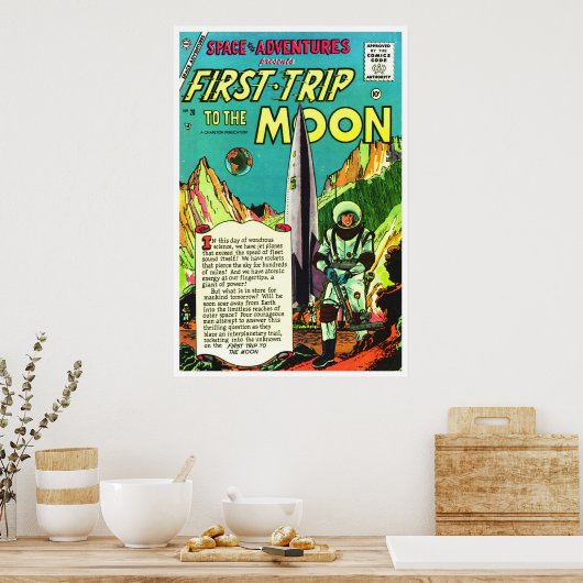 Ruimteavonturen #20 (1956) poster (Keuken)