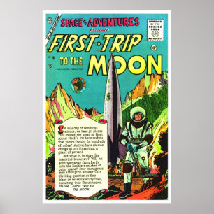 Ruimteavonturen #20 (1956) poster