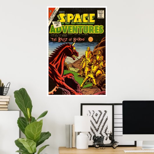 Ruimteavonturen #47 (1962) poster (Thuiskantoor)