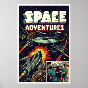 Ruimteavonturen #4 (1953) poster