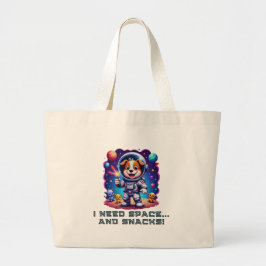 Ruimteavonturier Poochie Grote Tote Bag