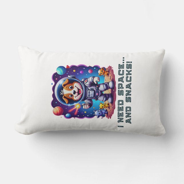 Ruimteavonturier Poochie Kussen (Voorkant)