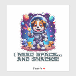 Ruimteavonturier Poochie Sticker