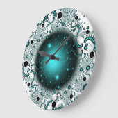 Ruimteavontuur Fractal Art Grote Klok (Hoek)