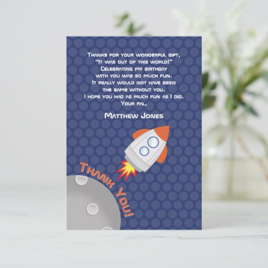 Ruimteavontuur Kaart (Staand voorkant)