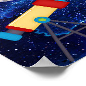 Ruimteavontuur Kind Poster (Hoek)