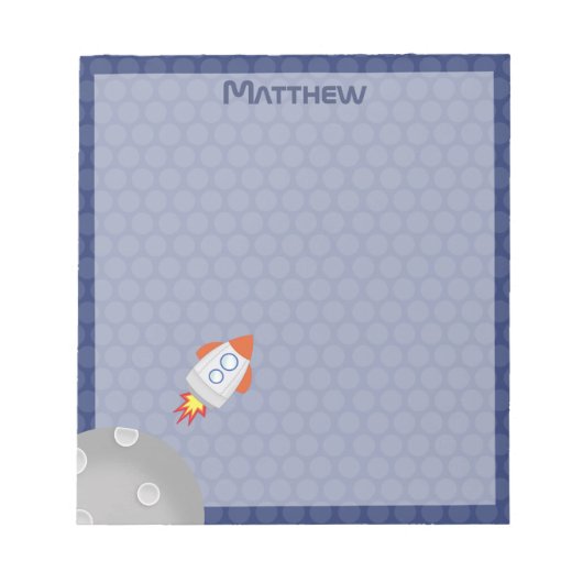 Ruimteavontuur Notitieblok (Voorkant)