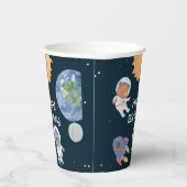 Ruimteavontuur: Planeten en dieren Astronauten Papieren Bekers (Rechts)