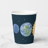 Ruimteavontuur: Planeten Papieren Bekers (Achterkant)