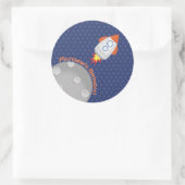 Ruimteavontuur Ronde Sticker (Tas)