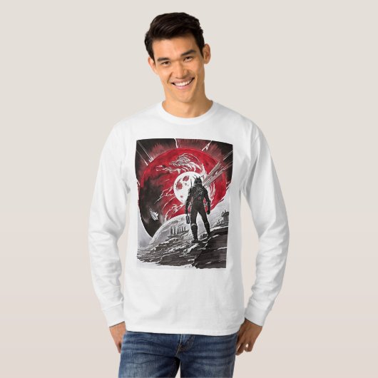 Ruimteavontuur T-shirt (Voorkant volledig)