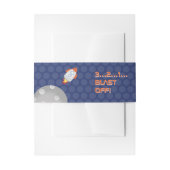 Ruimteavontuur Uitnodigingen Wikkel (Voorkant Voorbeeld)