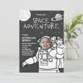 Ruimteavontuurdag Kaart (Staand voorkant)