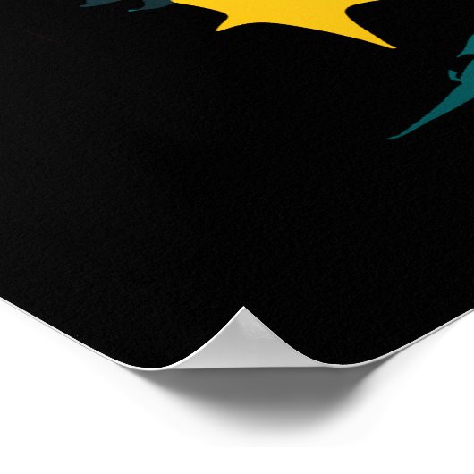 Ruimteballen poster (Hoek)