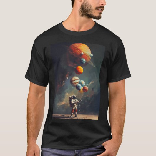 Ruimteballonnen T-shirt (Voorkant)