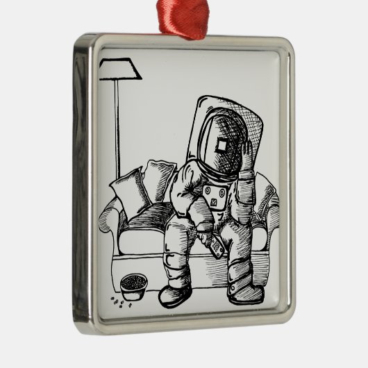 Ruimtebank Metalen Ornament (Rechts)