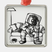 Ruimtebank Metalen Ornament (Voorkant)