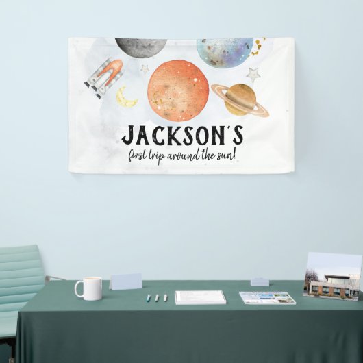 ruimtebanner, ruimtebanner spandoek (Beurs)