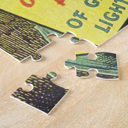 Ruimtebesparend Jigzaag Puzzle Legpuzzel (Zijkant)