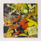 Ruimtebesparend Jigzaag Puzzle Legpuzzel (Verticaal)