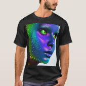 Ruimtebesparende, prachtige T-shirt met kleur (Voorkant)