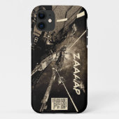 Ruimtebestrijding  komische telefooncel Case-Mate iPhone case (Achterkant)