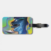 Ruimtebezoekers Bagagelabel (Achterkant horizontaal)