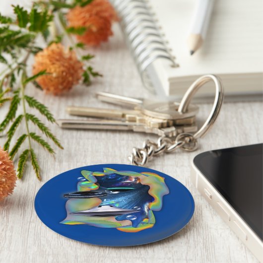 Ruimtebezoekers Sleutelhanger (Zijkant)