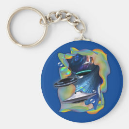 Ruimtebezoekers Sleutelhanger