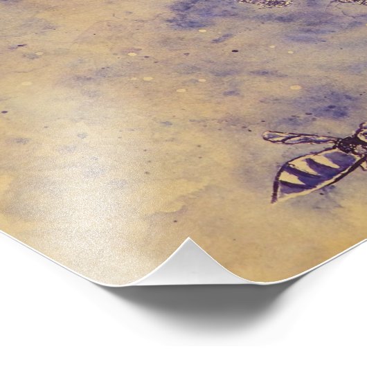 Ruimtebijen Foto afdrukken (Hoek)