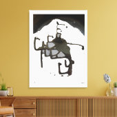 Ruimteblob bij het Ballet Canvas Afdruk (Insitu (Woonkamer))