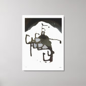 Ruimteblob bij het Ballet Canvas Afdruk (Voorkant)